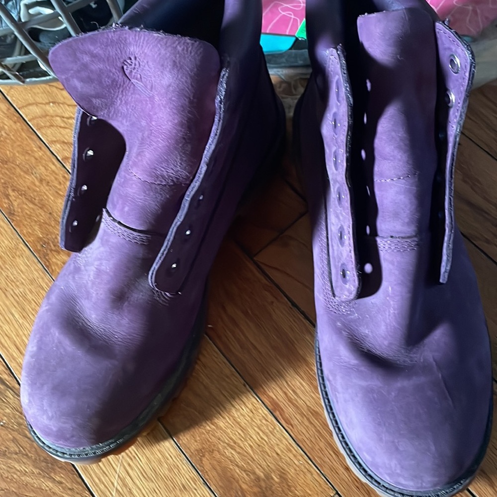 Purple Tim boots